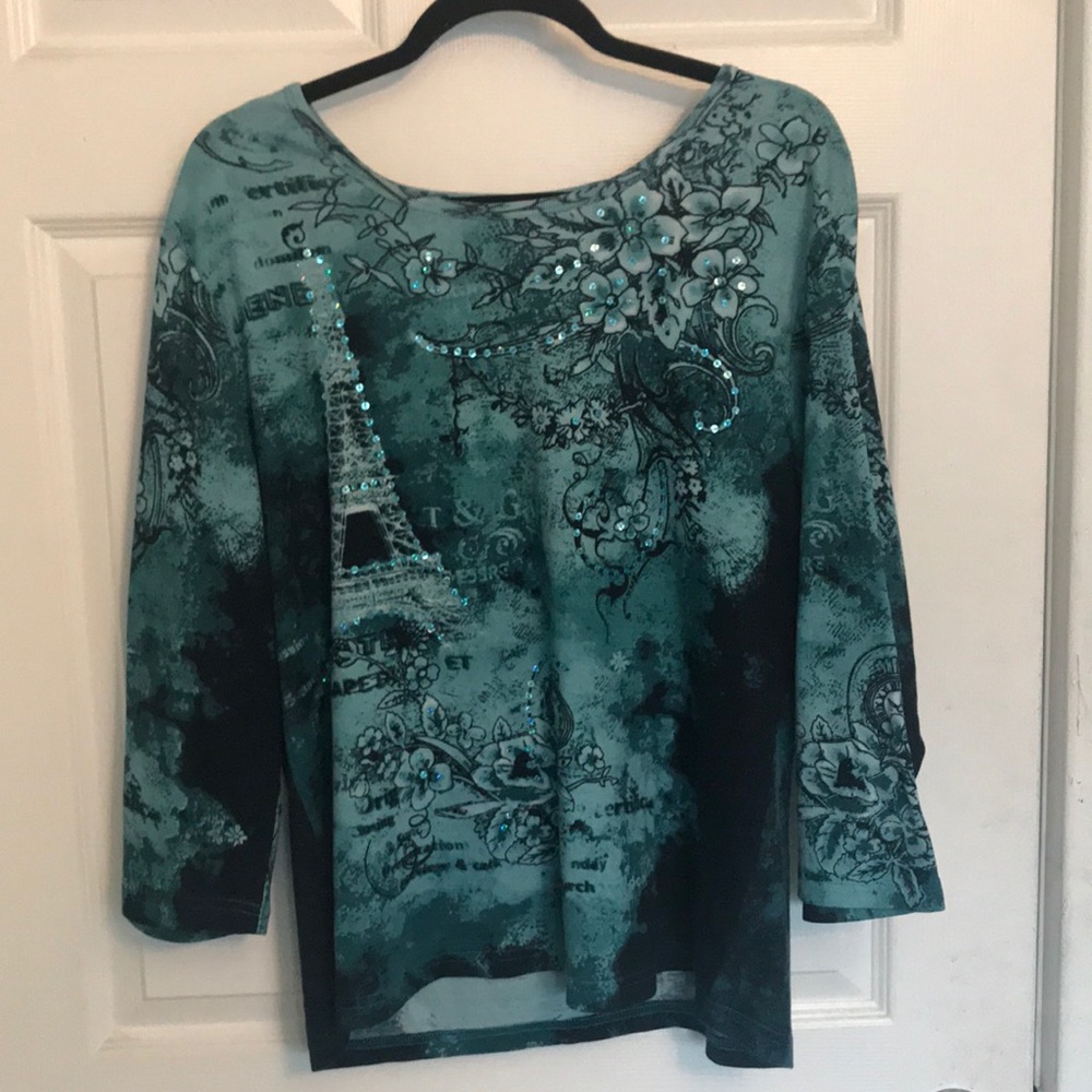 Preloved 1X Take Two Paris blouse!